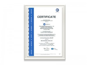 kaiyun体育官方网站全站入口ISOIEC27001证书（英文）